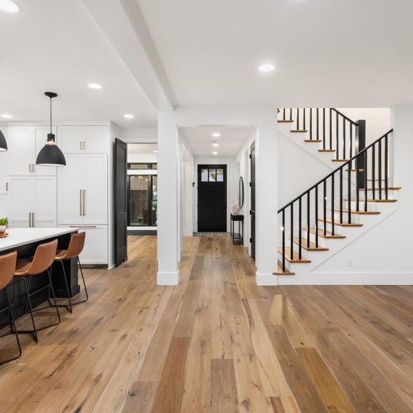 kitchen in newly constructed luxury home